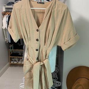 Zara brown dress